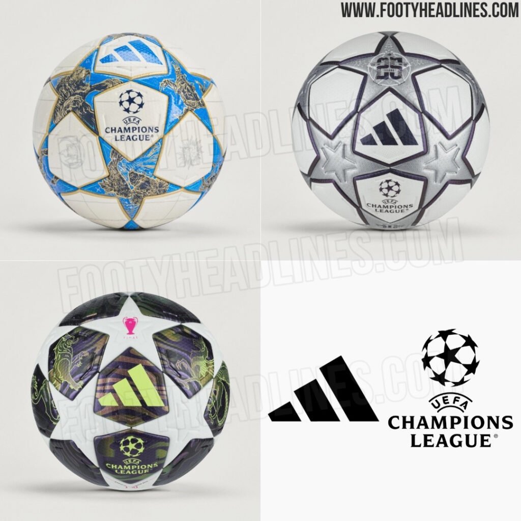 Vaza imagens da bola da final da Champions League 2025/26 produzida pela Adidas
