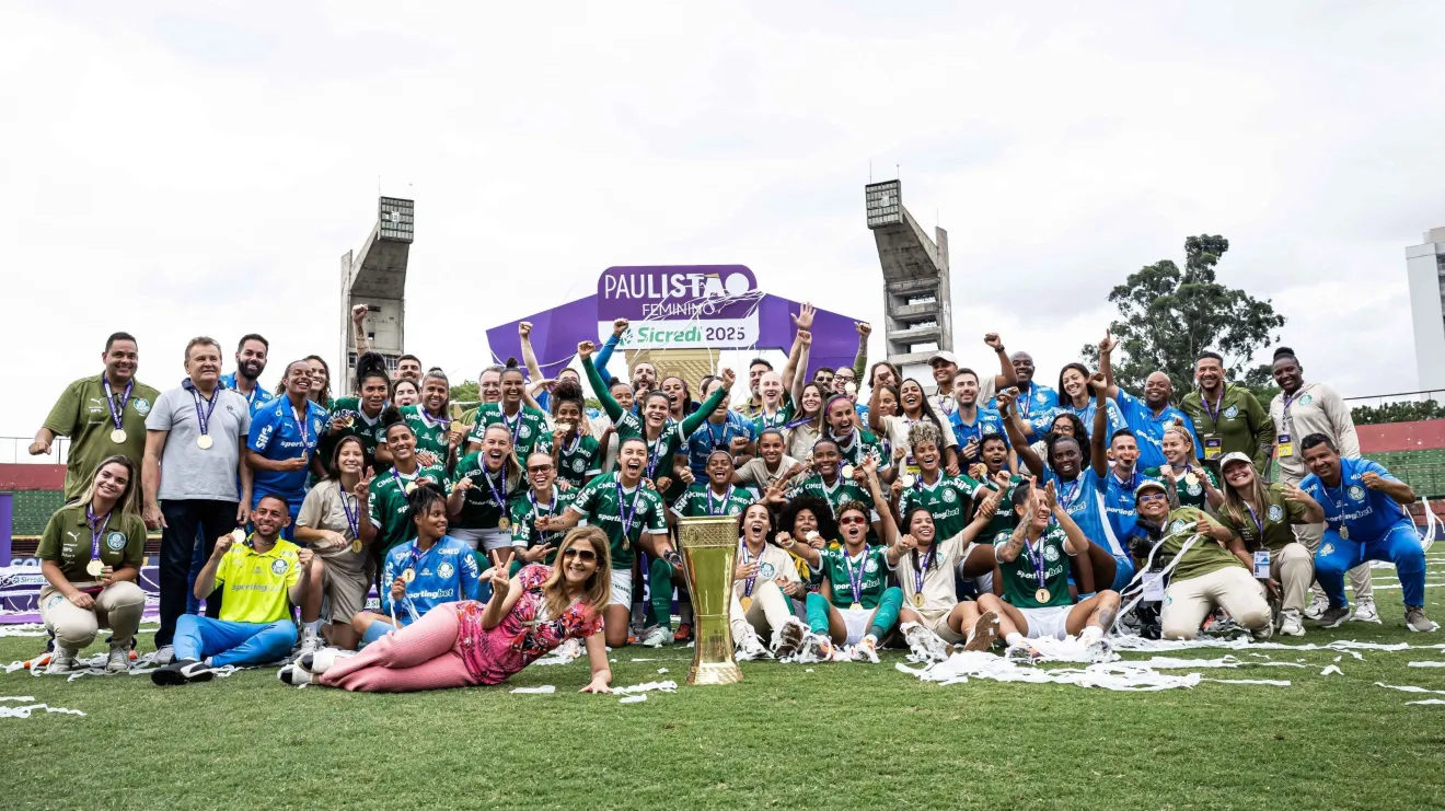 Palmeiras Feminino faz história e conquista segundo troféu em 2025