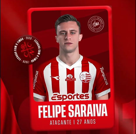 Náutico acerta com Felipe Saraiva, ex-Ansan Greeners, para o ataque em 2026